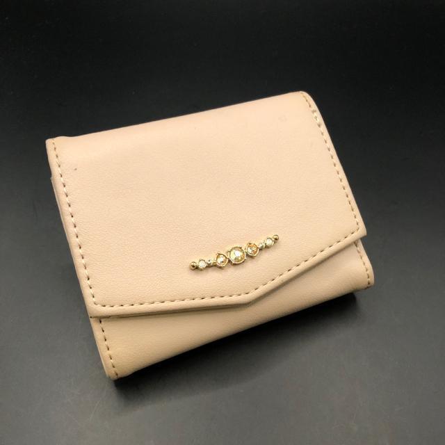 即決 Afternoon Tea アフタヌーンティー 三つ折り財布 ベージュ < ブランド  即決 Afternoon Tea アフタヌーンティー 三つ折り財布 ベージュ  < ブランドの