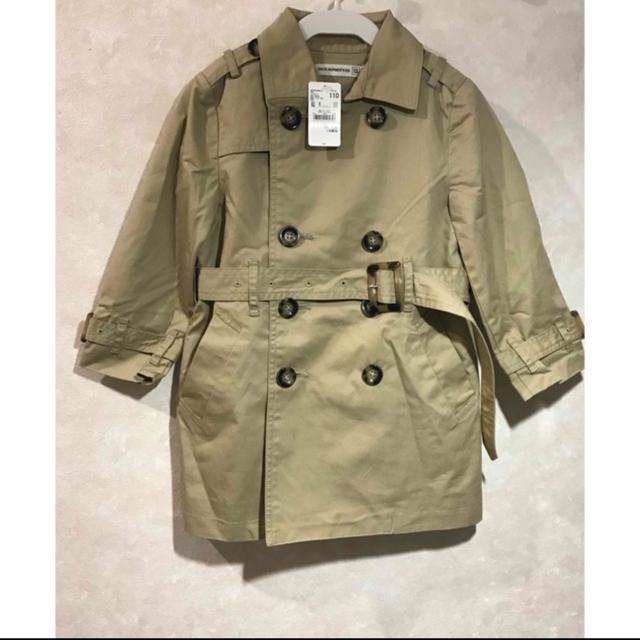 新品タグ付き トップス トレンチコート 110cm < キッズ/ベビー  新品タグ付き トップス トレンチコート 110cm  < キッズ/ベビーの