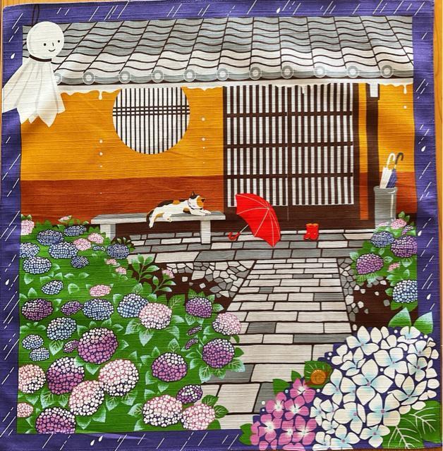 新品未使用品【6月 みけの雨宿り】軸付きタペストリー 三毛猫 梅雨入り 6月タペストリー 玄関飾り 紫陽花ウォールデコ 日本製 < インテリア/ライフ  新品未使用品【6月 みけの雨宿り】軸付きタペストリー 三毛猫 梅雨入り 6月タペストリー 玄関飾り 紫陽花ウォールデコ 日本製 < インテリア/ライフの