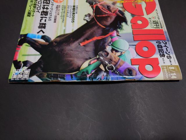 週刊Gallop 2005年8月14日号 / 週刊ギャロップ 表紙 モエレジーニアス 競馬 < 本/雑誌 週刊Gallop 2005年8月14日号 / 週刊ギャロップ 表紙 モエレジーニアス 競馬 < 本/雑誌の
