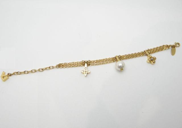 LOUIS VUITTON ルイヴィトン M75445 チャーミーパール ゴールド チェーン ブレスレット<USED>【送料無料】 < ブランド LOUIS VUITTON ルイヴィトン M75445 チャーミーパール ゴールド チェーン ブレスレット<USED>【送料無料】 < ブランドの