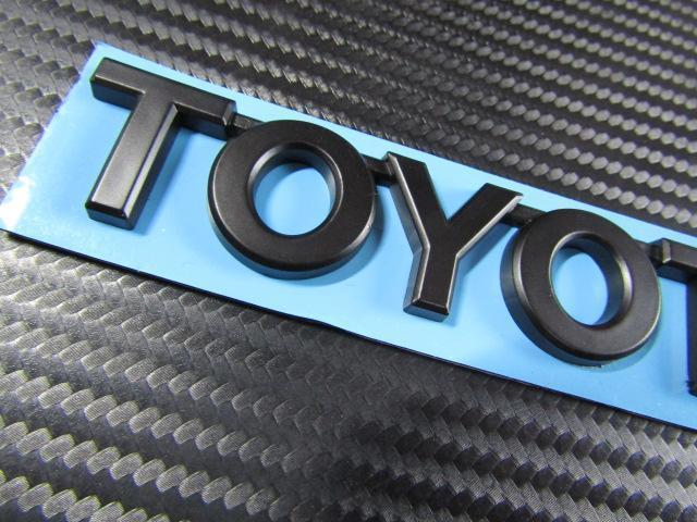 ●TOYOTA トヨタ ABS製 抜き文字タイプ MAD BLACK エンブレム新品! < 自動車/バイク ●TOYOTA トヨタ ABS製 抜き文字タイプ MAD BLACK エンブレム新品! < 自動車/バイク
