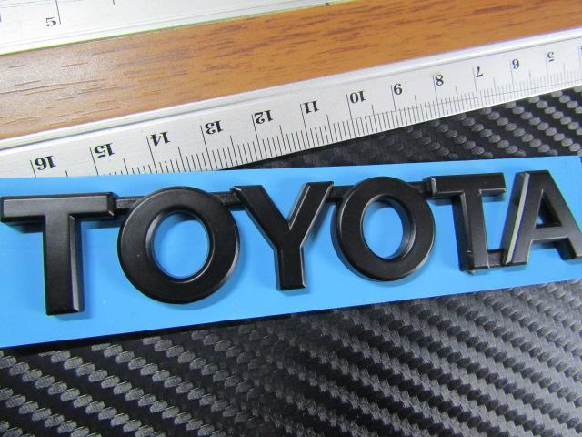 ●TOYOTA トヨタ ABS製 抜き文字タイプ MAD BLACK エンブレム新品! < 自動車/バイク ●TOYOTA トヨタ ABS製 抜き文字タイプ MAD BLACK エンブレム新品! < 自動車/バイク