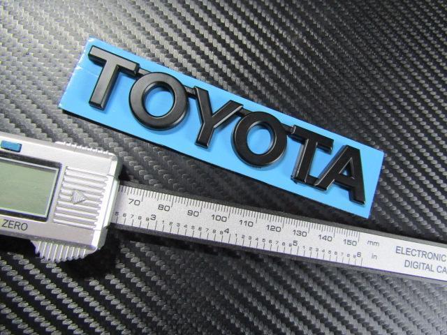 ●TOYOTA トヨタ ABS製 抜き文字タイプ MAD BLACK エンブレム新品! < 自動車/バイク ●TOYOTA トヨタ ABS製 抜き文字タイプ MAD BLACK エンブレム新品! < 自動車/バイク
