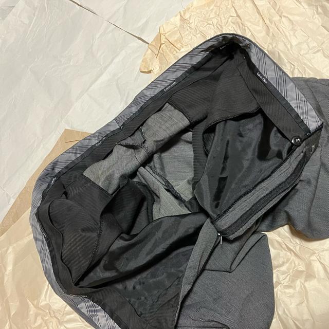 【Calvin Klein / カルバンクライン】 グレー スラックス W100 < ブランド 【Calvin Klein / カルバンクライン】 グレー スラックス W100 < ブランドの