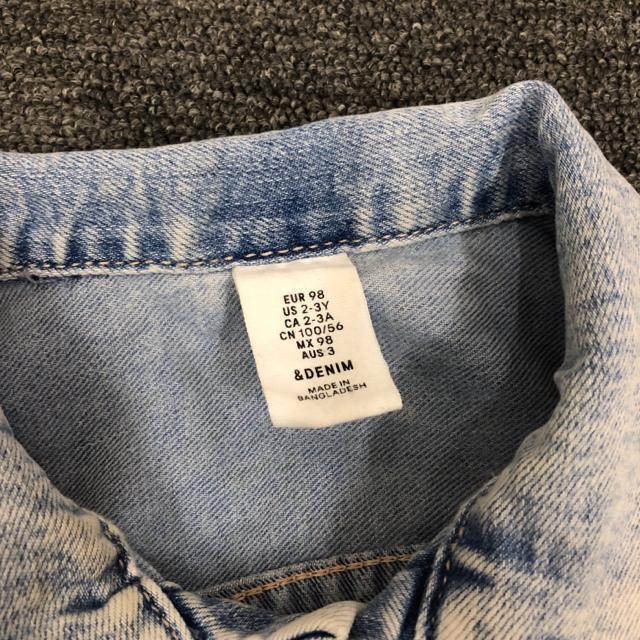 即決 H&M デニムジャケット 100cm < キッズ/ベビー 即決 H&M デニムジャケット 100cm < キッズ/ベビーの