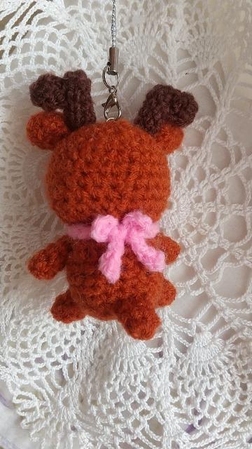 トナカイ*編みぐるみストラップ < ペット/手芸/園芸 トナカイ*編みぐるみストラップ < ペット/手芸/園芸の
