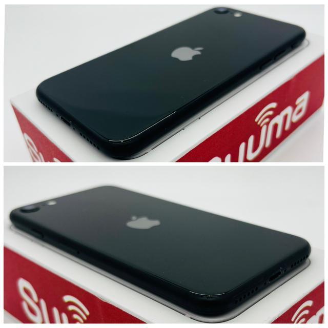 C 100% iPhone SE2 256 GB SIM�t���[ �u���b�N �{�� �� �Ɠd/AV�� 