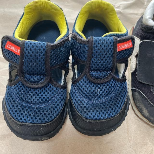 DOUBLE.B �T���_���@�~�L�n�E�X�~�Y�m�R���{ �X�j�[�J�[�@15cm 2���܂Ƃ߂� �� �L�b�Y/�x�r�[�� 