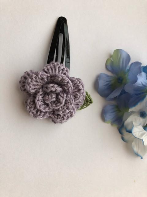 ハンドメイド スリーピース パッチンピン 薔薇 ラベンダー < 女性ファッション  ハンドメイド スリーピース パッチンピン 薔薇 ラベンダー < 女性ファッションの