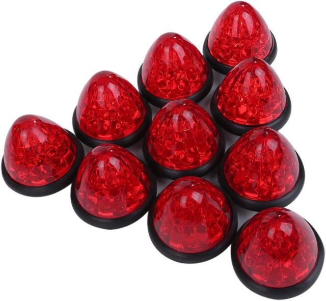 マーカーランプ LED 24V 10個セット サイドマーカー レッド < 自動車/バイク マーカーランプ LED 24V 10個セット サイドマーカー レッド < 自動車/バイク