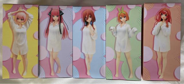 五等分の花嫁 fascinity figure 一花 ニ乃 三玖 四葉 五月(全1種)彼シャツ < アニメ/コミック/キャラクター  五等分の花嫁 fascinity figure 一花 ニ乃 三玖 四葉 五月(全1種)彼シャツ < アニメ/コミック/キャラクターの
