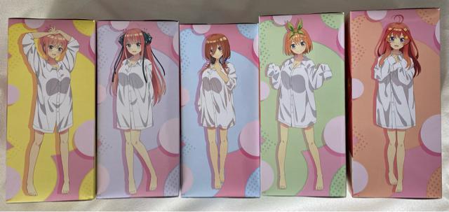 五等分の花嫁 fascinity figure 一花 ニ乃 三玖 四葉 五月(全1種)彼シャツ < アニメ/コミック/キャラクター  五等分の花嫁 fascinity figure 一花 ニ乃 三玖 四葉 五月(全1種)彼シャツ < アニメ/コミック/キャラクターの