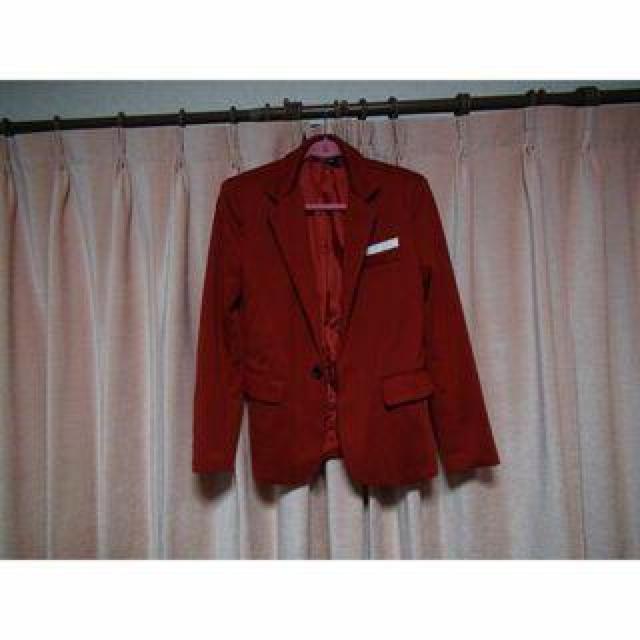 TMの赤のブレザー(M) !。 < 男性ファッション  TMの赤のブレザー(M) !。  < 男性ファッションの