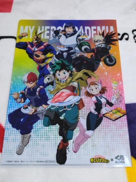 ヒロアカ×くら寿司 コラボキャンペーン クリアファイル < アニメ/コミック/キャラクター  ヒロアカ×くら寿司 コラボキャンペーン クリアファイル < アニメ/コミック/キャラクターの