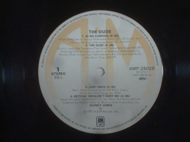 ̃R[_iTHE DUDEj / NCV[EW[YiQUINCY JONESj@ѕtLP  CD/DVD/rfI 