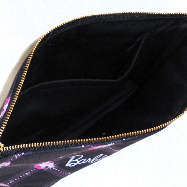 【25p】◆Barbie◆バービーアイコン・ピンクダイヤ×黒地◆ポーチ < 女性ファッション 【25p】◆Barbie◆バービーアイコン・ピンクダイヤ×黒地◆ポーチ < 女性ファッションの