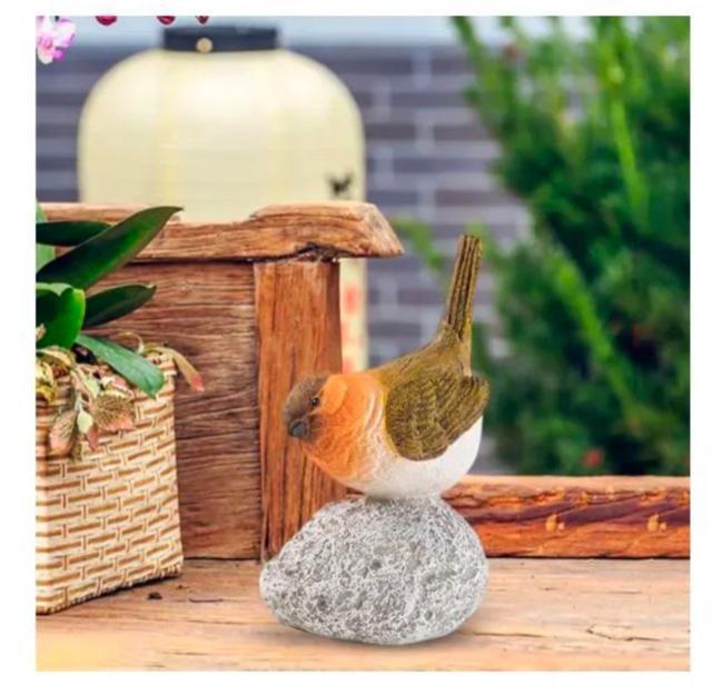 庭の鳥の彫像飾り樹脂彫刻バルコニーパティオデスクトップの鳥の置物, 6.5x6x12cm < インテリア/ライフ  庭の鳥の彫像飾り樹脂彫刻バルコニーパティオデスクトップの鳥の置物, 6.5x6x12cm < インテリア/ライフの