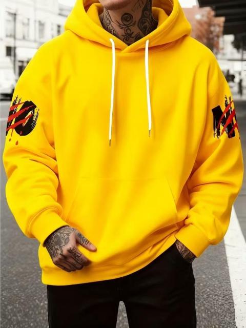 爆ヤス価格1990円★メンズ Never Give Upフーデッドスウェットシャツ - 厚手 USAサイズM(日本サイズXL)黄色 < 女性ファッション 爆ヤス価格1990円★メンズ Never Give Upフーデッドスウェットシャツ - 厚手 USAサイズM(日本サイズXL)黄色 < 女性ファッションの