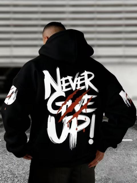 爆ヤス価格1990円★メンズ Never Give Upフーデッドスウェットシャツ - 厚手 USAサイズM(日本サイズXL)黄色 < 女性ファッション 爆ヤス価格1990円★メンズ Never Give Upフーデッドスウェットシャツ - 厚手 USAサイズM(日本サイズXL)黄色 < 女性ファッションの