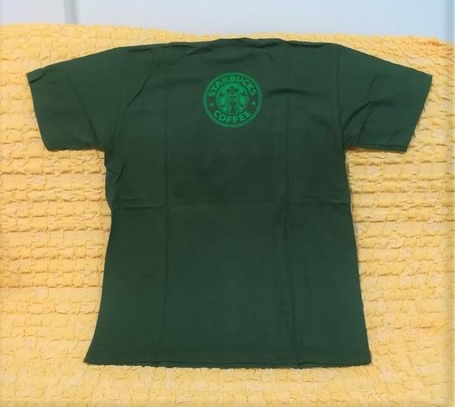 スターバックス★おもしろTシャツ★モスグリーン★緑★XXL★ < 男性ファッション  スターバックス★おもしろTシャツ★モスグリーン★緑★XXL★ < 男性ファッションの