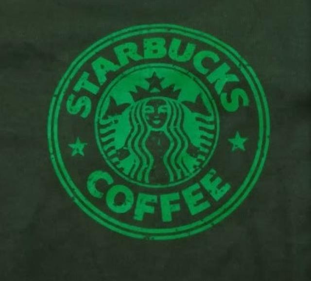 スターバックス★おもしろTシャツ★モスグリーン★緑★XXL★ < 男性ファッション  スターバックス★おもしろTシャツ★モスグリーン★緑★XXL★ < 男性ファッションの