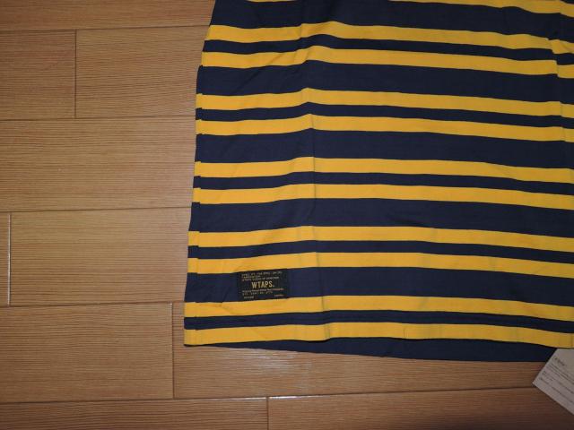 新品 WTAPS ダブルタップス V字Tシャツ S 黄紺 ボーダー VASQUE < ブランド 新品 WTAPS ダブルタップス V字Tシャツ S 黄紺 ボーダー VASQUE < ブランドの