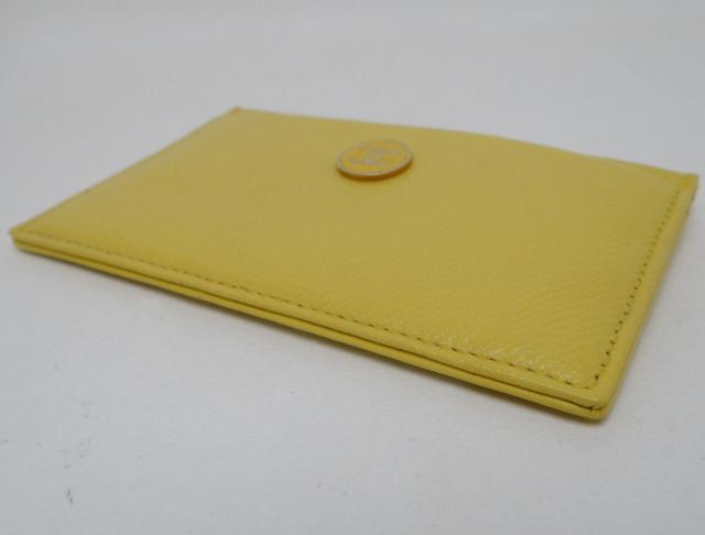 CHANEL シャネル CC ココボタン レザー カードケース イエロー【送料無料】 < ブランド CHANEL シャネル CC ココボタン レザー カードケース イエロー【送料無料】 < ブランドの