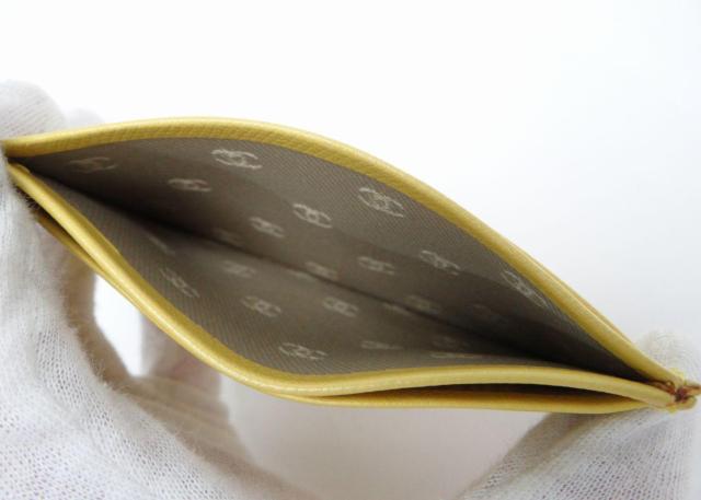 CHANEL シャネル CC ココボタン レザー カードケース イエロー【送料無料】 < ブランド CHANEL シャネル CC ココボタン レザー カードケース イエロー【送料無料】 < ブランドの