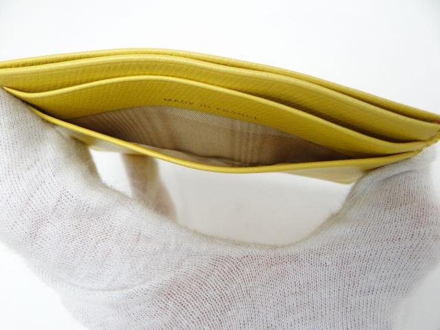 CHANEL シャネル CC ココボタン レザー カードケース イエロー【送料無料】 < ブランド CHANEL シャネル CC ココボタン レザー カードケース イエロー【送料無料】 < ブランドの