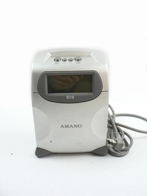 AMANO タイムレコーダー ATX10-R ・ジャンク・ 即決! < インテリア/ライフ  AMANO タイムレコーダー ATX10-R ・ジャンク・ 即決!  < インテリア/ライフの