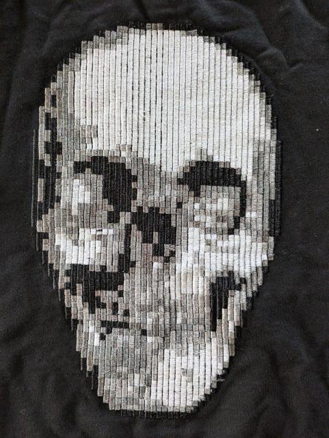 ZARA MAN 刺繍入りトレーナー 髑髏刺繍  < ブランド  ZARA MAN 刺繍入りトレーナー 髑髏刺繍   < ブランドの