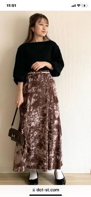 misty woman 素敵なベロアマーメイドスカート 新品タグ付き < ブランド misty woman 素敵なベロアマーメイドスカート 新品タグ付き < ブランドの