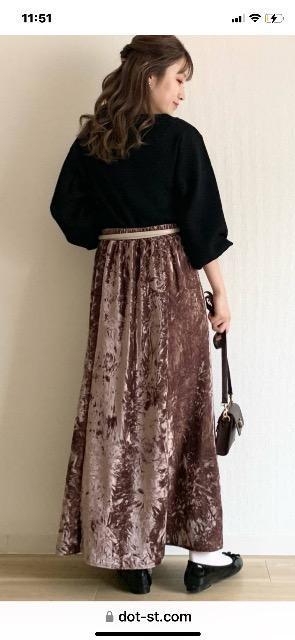 misty woman 素敵なベロアマーメイドスカート 新品タグ付き < ブランド misty woman 素敵なベロアマーメイドスカート 新品タグ付き < ブランドの