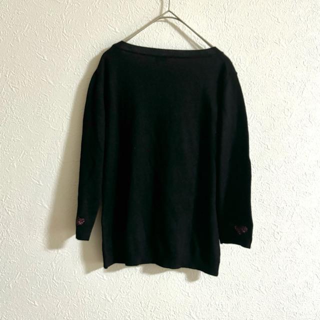 エル ELLE ニット セーター レディース 丸襟 花柄 無地 長袖 < ブランド エル ELLE ニット セーター レディース 丸襟 花柄 無地 長袖 < ブランドの