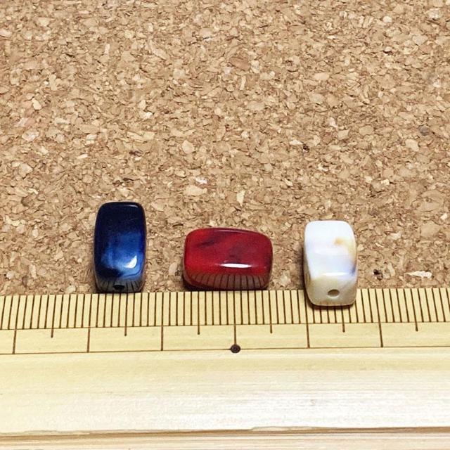 直方体アクリルビーズ大理石風20個ブルー < ペット/手芸/園芸  直方体アクリルビーズ大理石風20個ブルー < ペット/手芸/園芸の