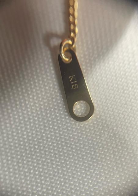 �l�b�N���X�@K18 �����Ǎ��󂠂�@�C�G���[�S�[���h�@�약2�ʃJ�b�g�@������40cm �A�W���J���t�@�d��1.6g ���Õi�@���i �� �����A�N�Z�T���[/���v�� 