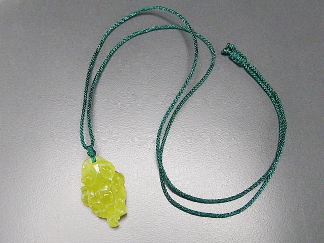 レア色天然石黄色ネフライト金蟾きんせん3D彫刻ペンダントネックレス < 女性アクセサリー/時計 レア色天然石黄色ネフライト金蟾きんせん3D彫刻ペンダントネックレス < 女性アクセサリー/時計の