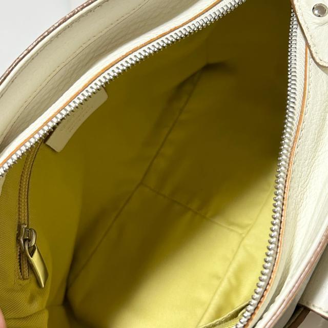 Salvatore Ferragamo �t�F���K�� AB-21-7421 �K���`�[�j ���U�[ �n���h�o�b�O �A�C�{���[ �V���o�[ �� �u�����h�� 