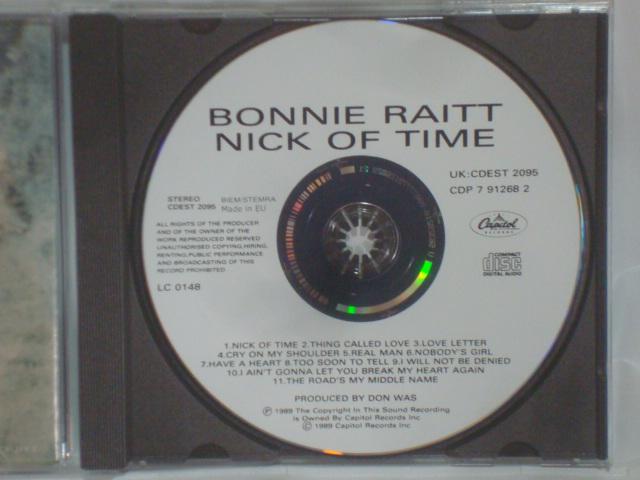 NICK OF TIME / Bonnie Raitt ACD  CD/DVD/rfI 