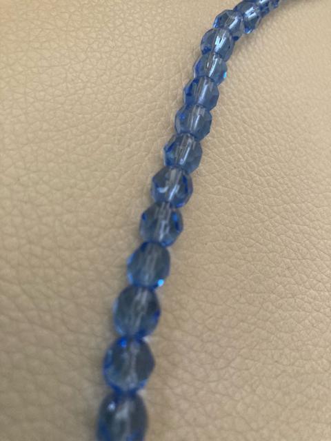 1588.ブルー系ビーズネックレス < 女性アクセサリー/時計  1588.ブルー系ビーズネックレス < 女性アクセサリー/時計の