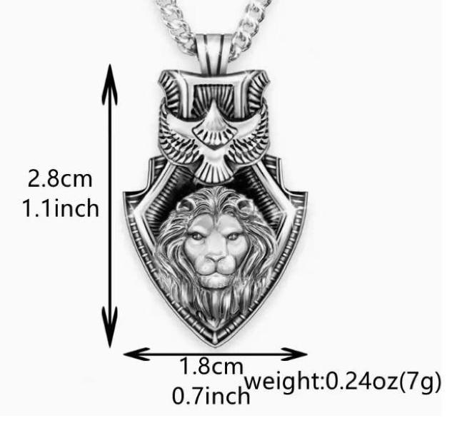 残1点★爆ヤス価格490円★ヴィンテージ幾何学的ライオンペンダント ネックレスパンクヒップホップ男性用 シルバー < 男性アクセサリー/時計  残1点★爆ヤス価格490円★ヴィンテージ幾何学的ライオンペンダント ネックレスパンクヒップホップ男性用 シルバー < 男性アクセサリー/時計の
