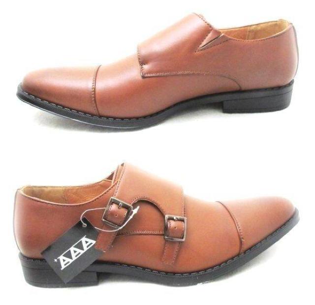 1円~C792新品AAAスワールトゥ/モンクストラップ防滑ソール28a3E LBR♂ < 男性ファッション  1円~C792新品AAAスワールトゥ/モンクストラップ防滑ソール28a3E LBR♂ < 男性ファッションの