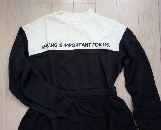 160★ベルメゾン★裏毛トレーナー生地ワンピース★新品★送料無料 < キッズ/ベビー 160★ベルメゾン★裏毛トレーナー生地ワンピース★新品★送料無料 < キッズ/ベビーの