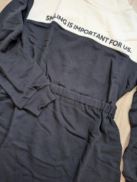 160★ベルメゾン★裏毛トレーナー生地ワンピース★新品★送料無料 < キッズ/ベビー 160★ベルメゾン★裏毛トレーナー生地ワンピース★新品★送料無料 < キッズ/ベビーの