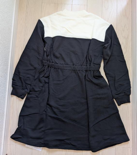 160★ベルメゾン★裏毛トレーナー生地ワンピース★新品★送料無料 < キッズ/ベビー 160★ベルメゾン★裏毛トレーナー生地ワンピース★新品★送料無料 < キッズ/ベビーの