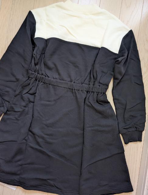 160★ベルメゾン★裏毛トレーナー生地ワンピース★新品★送料無料 < キッズ/ベビー 160★ベルメゾン★裏毛トレーナー生地ワンピース★新品★送料無料 < キッズ/ベビーの