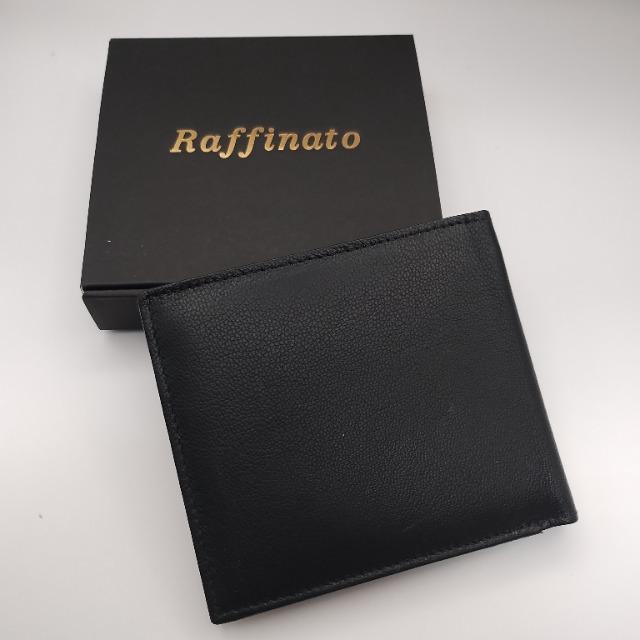 未使用★ラッフィナート 二つ折り財布 メンズ 本革 レザー 小銭入れ カード4枚 ブラック×レッド < 男性ファッション 未使用★ラッフィナート 二つ折り財布 メンズ 本革 レザー 小銭入れ カード4枚 ブラック×レッド < 男性ファッションの
