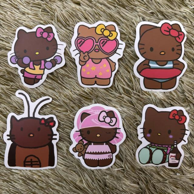 �V�i �V�[�� 6���Z�b�g �X�e�b�J�[ �L�����N�^�[ ���� ���� �n���[�L�e�B hello kitty HELLO KITTY  �� �C���e���A/���C�t�� 