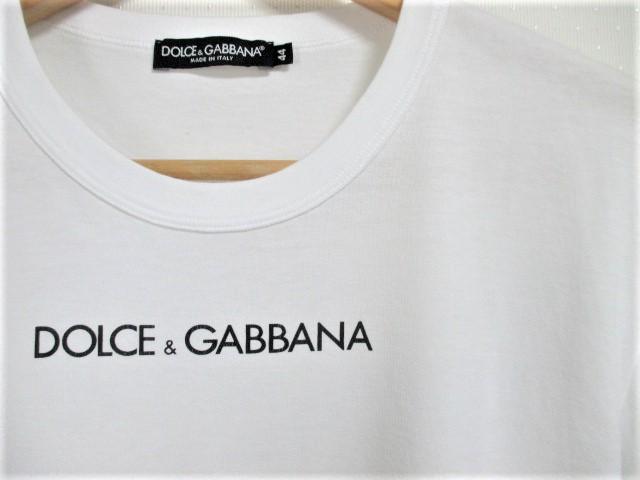 ☆ドルチェアンドガッバーナ ドルガバ プリント ロゴ Tシャツ 半袖 /メンズ/44 < ブランド  ☆ドルチェアンドガッバーナ ドルガバ プリント ロゴ Tシャツ 半袖 /メンズ/44 < ブランドの